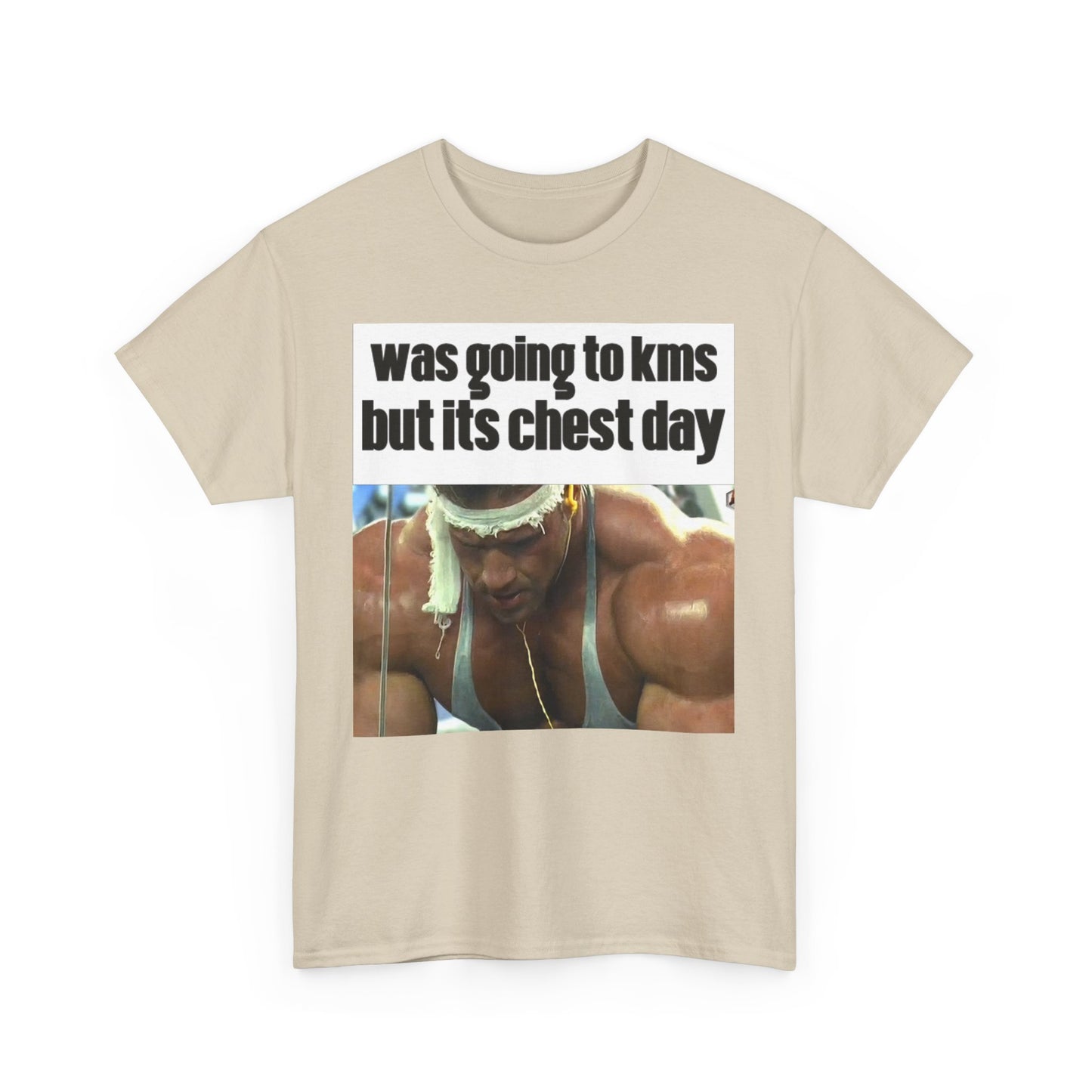 WAS GOING TO KMS BUT ITS CHEST DAY T-Shirt