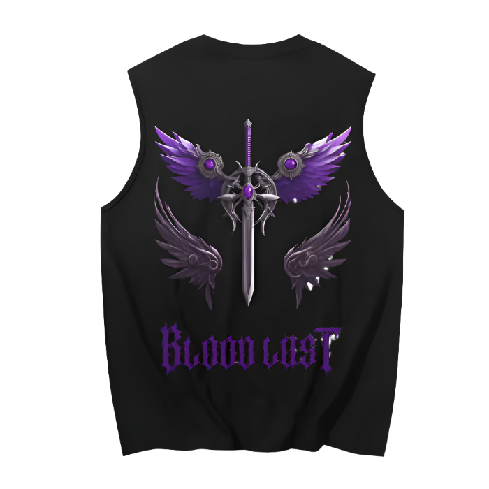 "Blood Lust" Cutoff Tank Top