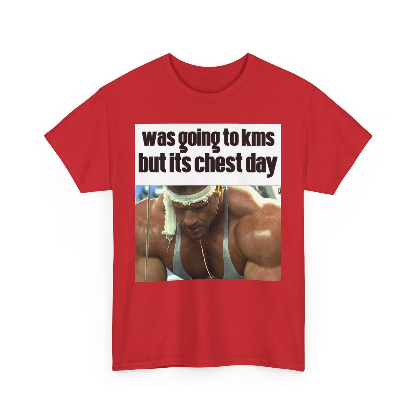 WAS GOING TO KMS BUT ITS CHEST DAY T-Shirt