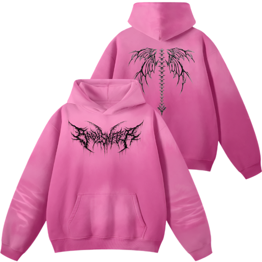 PINK-TECH Oversized Hoodie